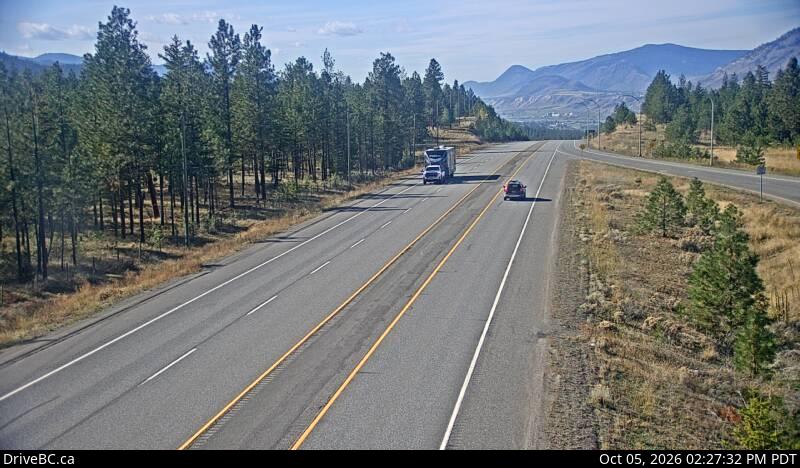 Latest DriveBC image at Monte Creek Brake Check - N