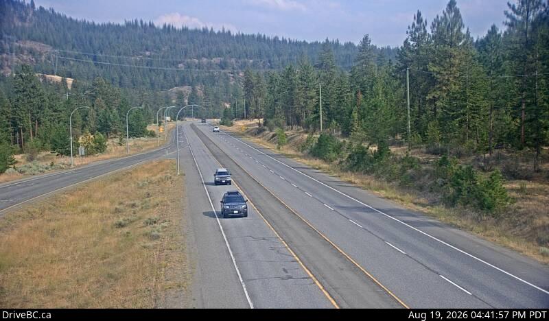 Latest DriveBC image at Monte Creek Brake Check - S
