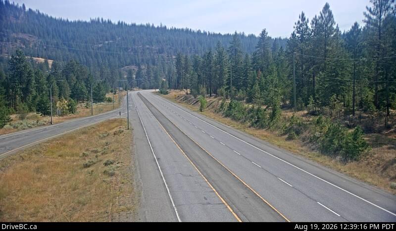 Latest DriveBC image at Monte Creek Brake Check - S