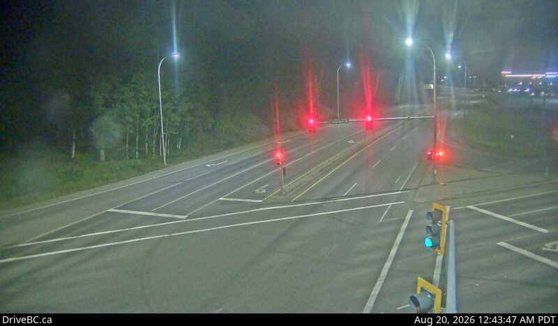 Latest DriveBC image at Prince George southbound