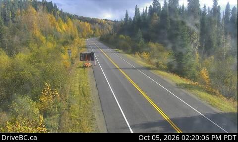 Latest DriveBC image at Slim Creek - E