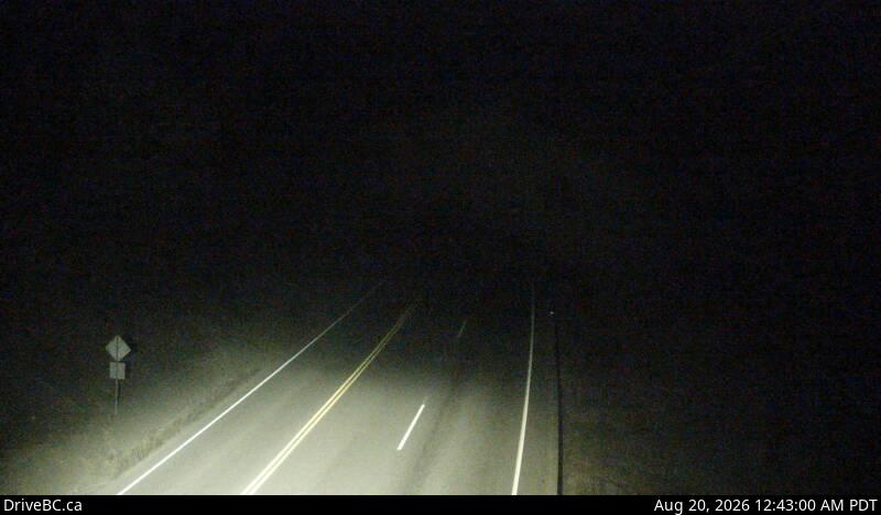 Latest DriveBC image at Shuswap Hill - W