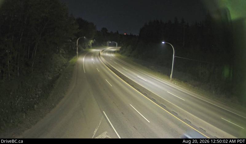 Latest DriveBC image at Peden Hill at Davis Road