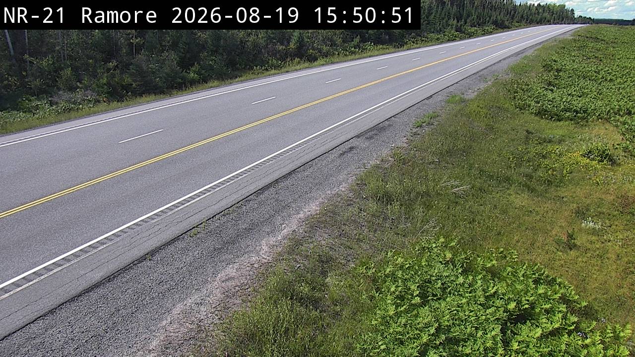 Latest Ontario 511 image at Highway 11 near Playfair 3 Concession
