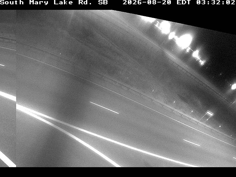 Latest Ontario 511 image at Highway 11 at South Mary Lake Road