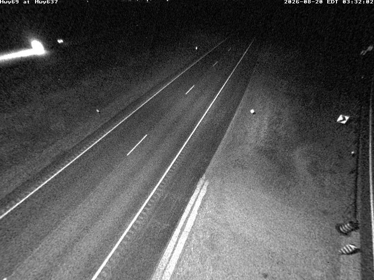 Latest Ontario 511 image at Highway 69 at Highway 637