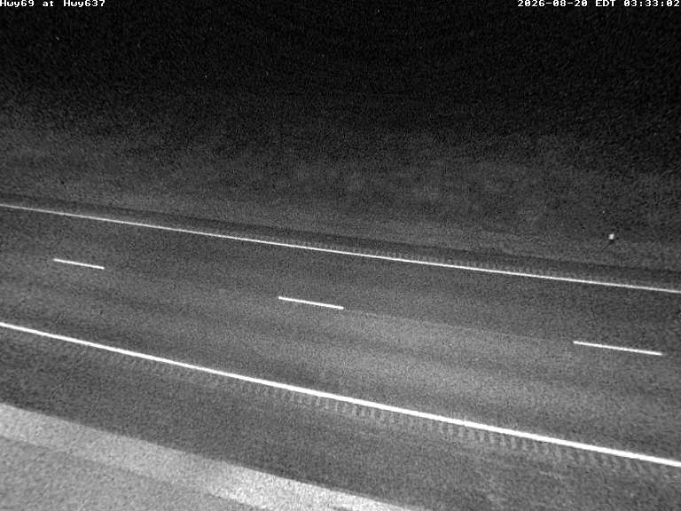 Latest Ontario 511 image at Highway 69 at Highway 637