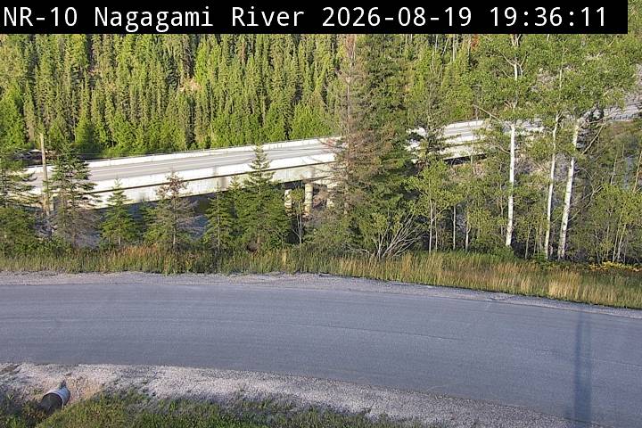Latest Ontario 511 image at Highway 11 at Nagagami River Bridge