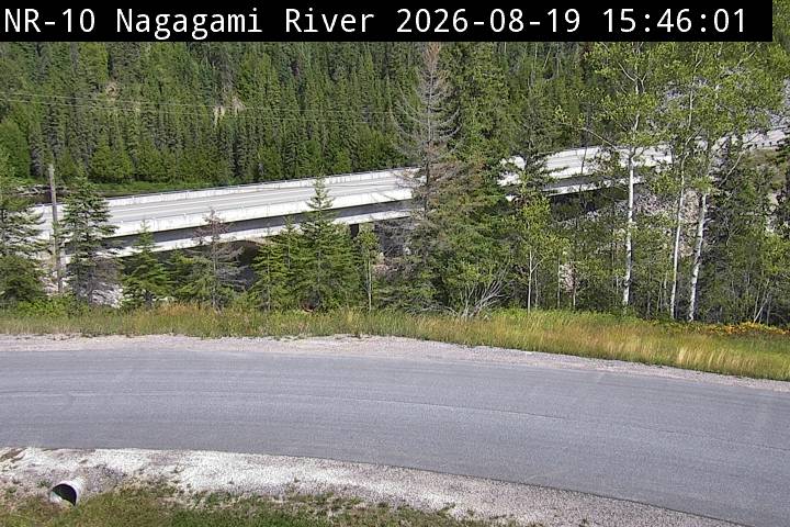 Latest Ontario 511 image at Highway 11 at Nagagami River Bridge