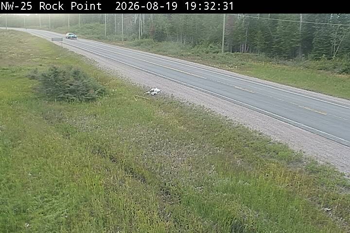 Latest Ontario 511 image at Highway 11 near Rock Point Road