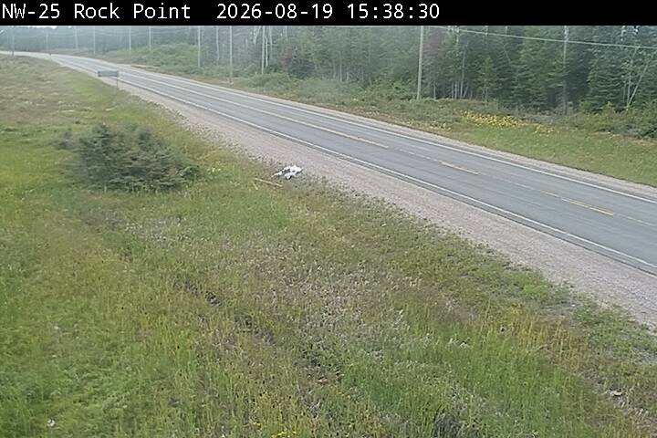 Latest Ontario 511 image at Highway 11 near Rock Point Road