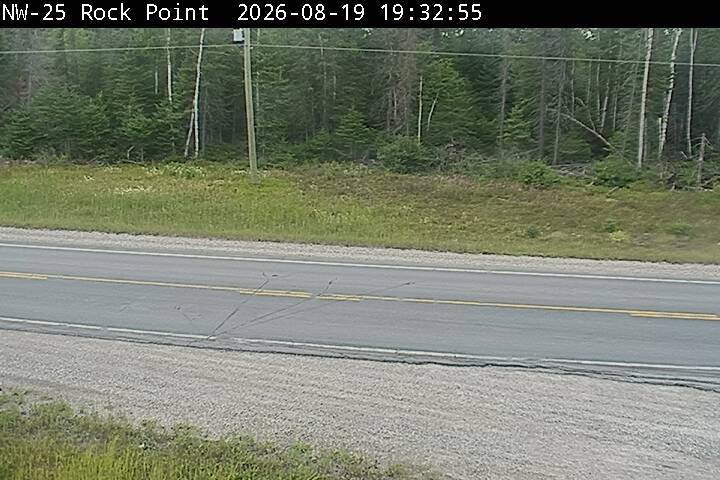 Latest Ontario 511 image at Highway 11 near Rock Point Road