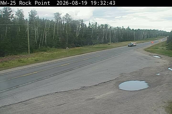 Latest Ontario 511 image at Highway 11 near Rock Point Road