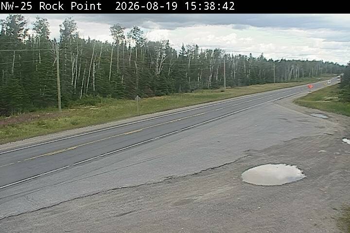 Latest Ontario 511 image at Highway 11 near Rock Point Road