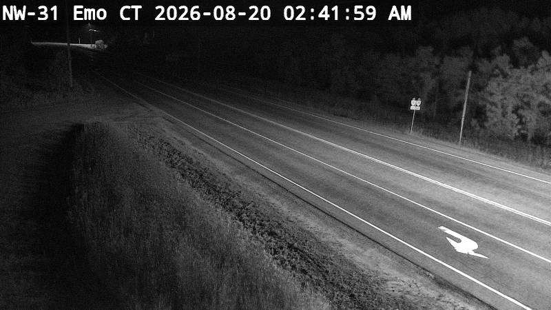 Latest Ontario 511 image at Highway 11 and Highway 71