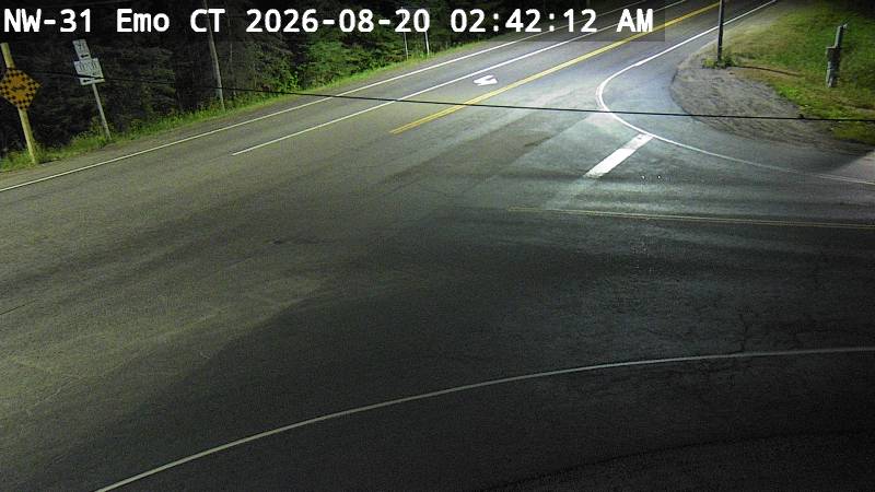 Latest Ontario 511 image at Highway 11 and Highway 71