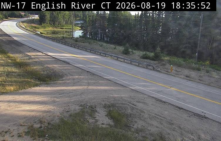 Latest Ontario 511 image at Highway 17 near English River
