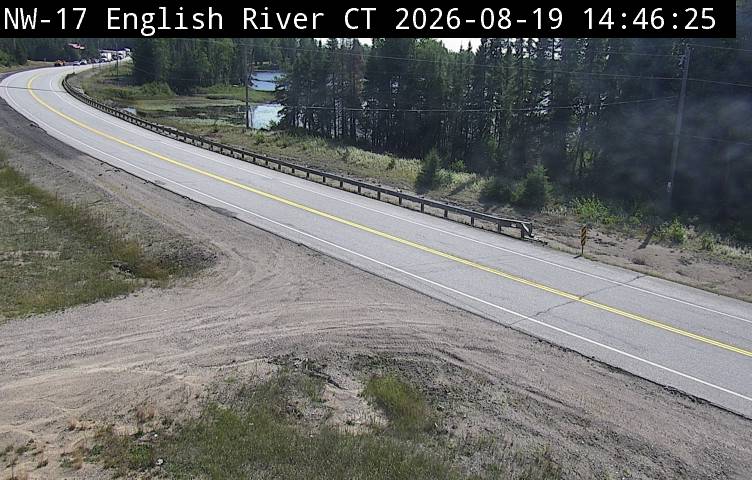 Latest Ontario 511 image at Highway 17 near English River