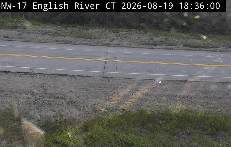 Latest Ontario 511 image at Highway 17 near English River