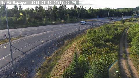 Latest Ontario 511 image at Highway 17 at Highway 11