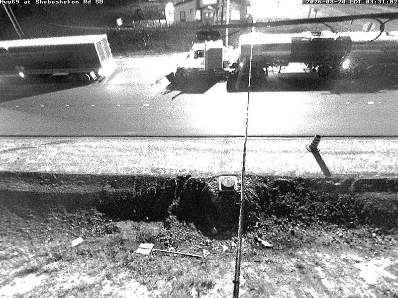 Latest Ontario 511 image at Highway 69 at Shebeshekon Road