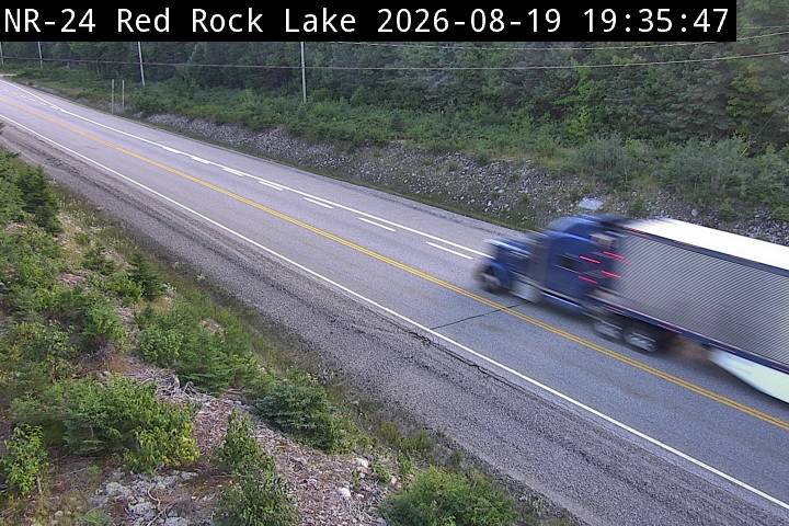 Latest Ontario 511 image at Highway 17 near Red Rock Lake
