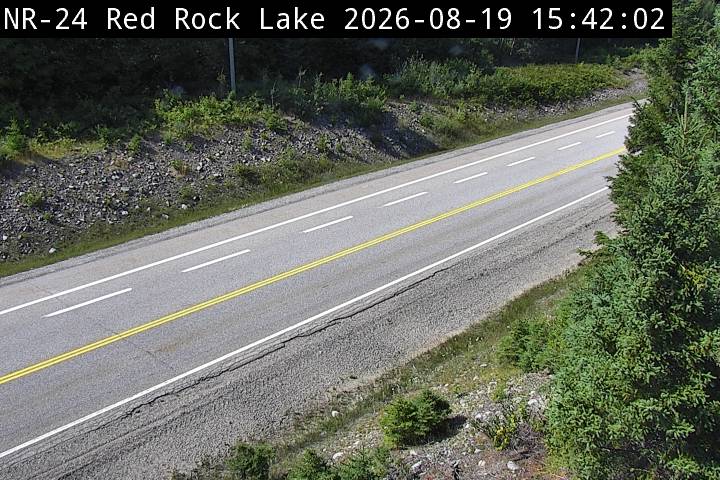 Latest Ontario 511 image at Highway 17 near Red Rock Lake