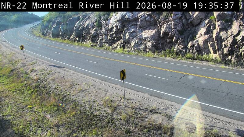 Latest Ontario 511 image at Highway 17 near Montreal River Hill