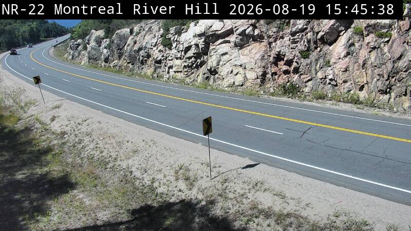 Latest Ontario 511 image at Highway 17 near Montreal River Hill