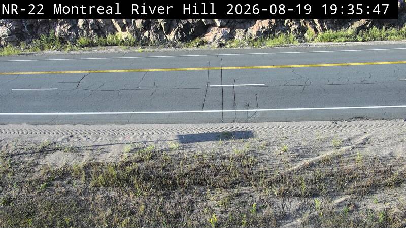 Latest Ontario 511 image at Highway 17 near Montreal River Hill