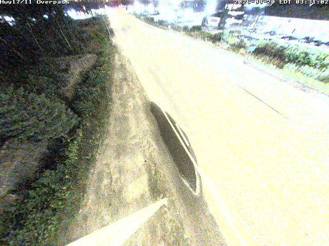 Latest Ontario 511 image at Highway 17 at Highway 11 Overpass