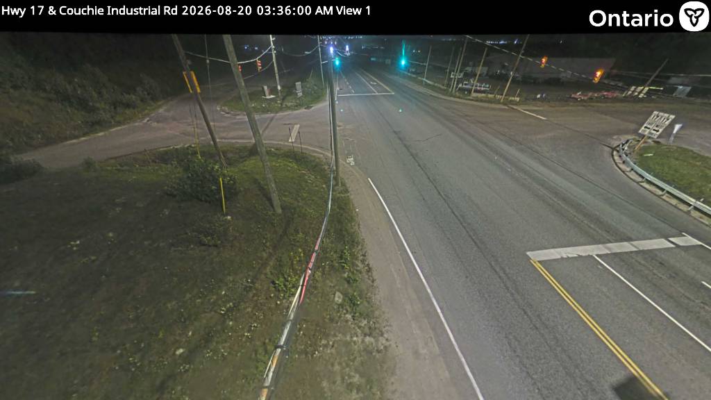 Latest Ontario 511 image at Highway 17 at Couchie Industrial Road