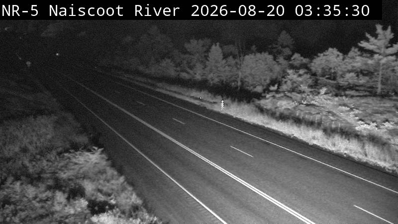 Latest Ontario 511 image at Highway 69 at Naiscoot River Bridge