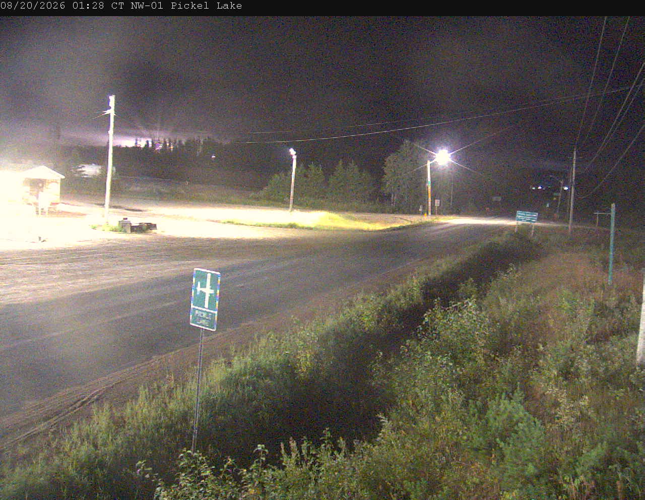 Latest Ontario 511 image at Highway 599 near Pickle Lake